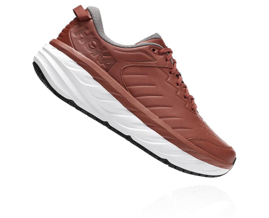 Hoka Australia One One Bondi Sr - Mens Running Shoes Brown - CNOEP-9680